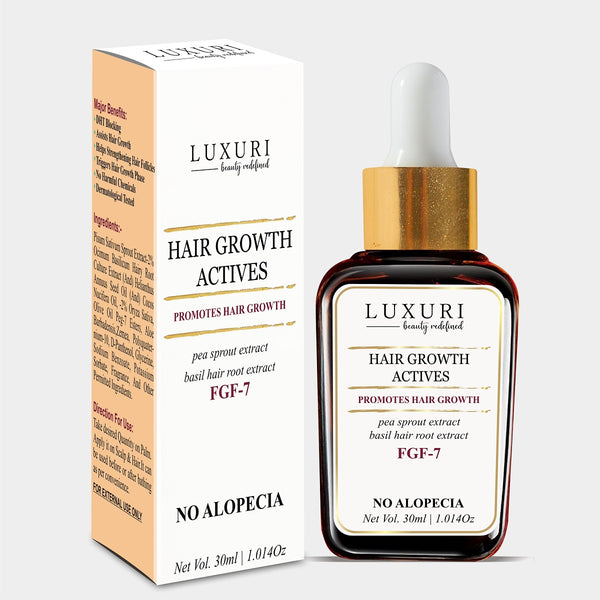 LUXURI Hair Growth Actives Serum 30ml Glow By Tressmart