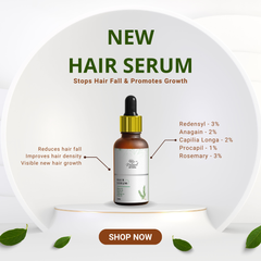 Natural Infusions Hair Growth Serum (50ml) | Redensyl, Anagain, Rosemary, Procapil, & Capila Longa | Controls Hair Fall | Increase Hair Density | For Men and Women | (Pack of 12)